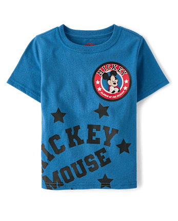 Baby And Toddler Boys Mickey Mouse™ Patch Graphic Tee