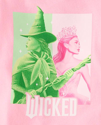 Baby And Toddler Girls Wicked™ Glinda And Elphaba Profile Graphic Tee