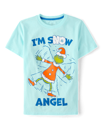 Boys Dr. Seuss The Grinch™ I'm Snow Angel Christmas Graphic Tee