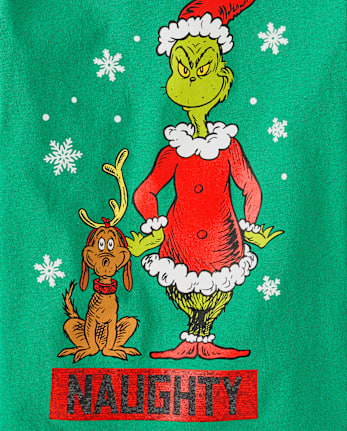 Baby And Toddler Boys Dr. Seuss The Grinch™ Naughty Christmas Graphic Tee