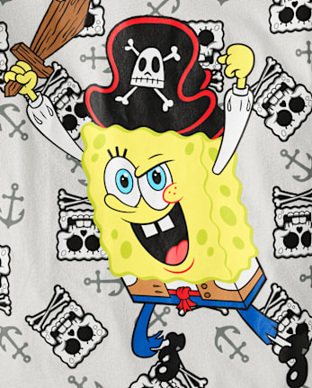 T-shirt graphique pirate Bob l'éponge™ pour garçon