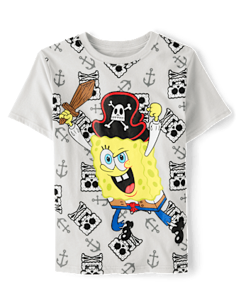 T-shirt graphique pirate Bob l'éponge™ pour garçon