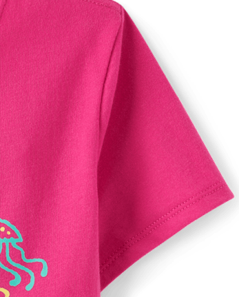 Girls SpongeBob SquarePantsâ¢ Skull And Crossbones Graphic Tee