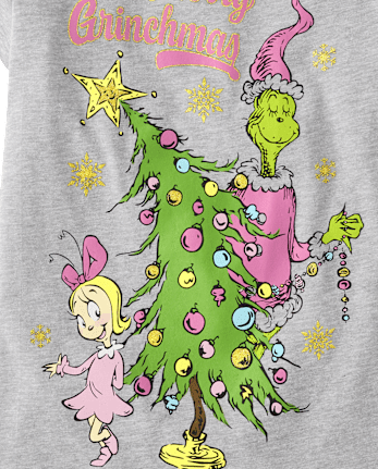 Girls Dr. Seuss The Grinchâ¢ Merry Grinchmas Graphic Tee