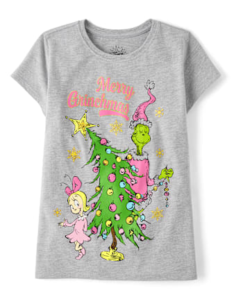 Girls Dr. Seuss The Grinch™ Merry Grinchmas Graphic Tee