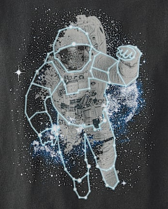 Boys Glow Astronaut Graphic Tee