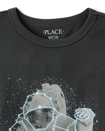 Boys Glow Astronaut Graphic Tee