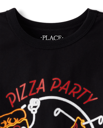 Boys Pizza Party Graphic Tee