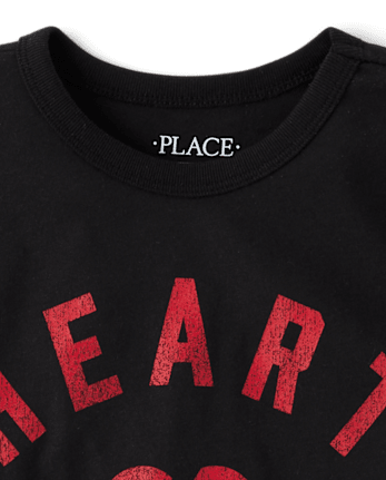 T-shirt graphique Cœur Brisé pour la Saint-Valentin - Garçon