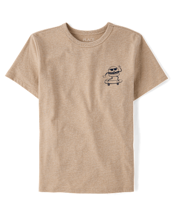 Boys Skater Burger Flip Graphic Tee