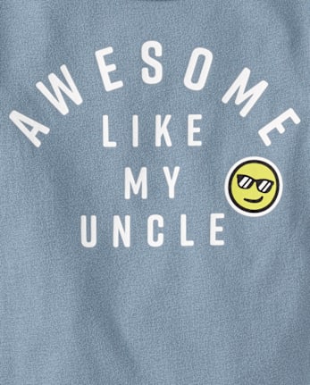 Baby And Toddler Boys Awesome Like My Uncle Graphic Tee