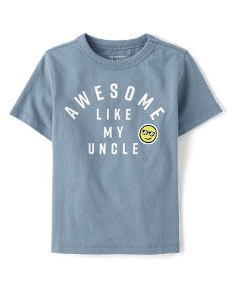 Baby And Toddler Boys Awesome Like My Uncle Graphic Tee