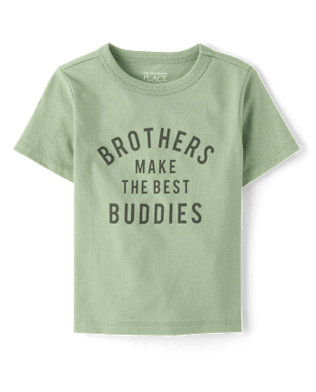 Baby And Toddler Boys Brothers Best Buddies Graphic Tee