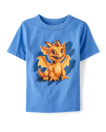 Baby And Toddler BoysDragon Graphic Tee
