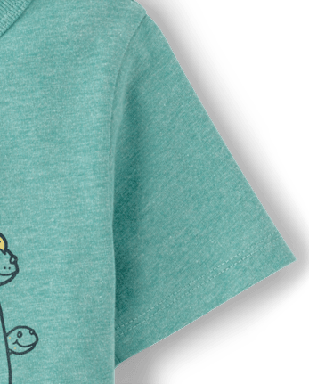 T-shirt graphique pour bébé et tout-petit avec motif dinosaure