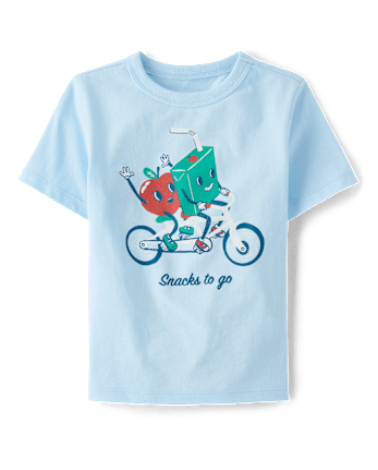 Baby And Toddler Boys Snacks To Go Graphic Tee