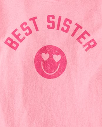 Girls Best Sister Graphic Tee