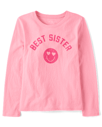 Girls Best Sister Graphic Tee
