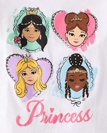 Girls Princess Graphic Tee