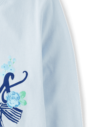 Girls Paris Blues Graphic Tee