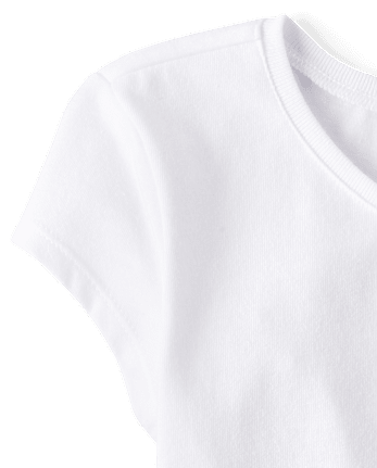 Girls Cat Bow Graphic Baby Tee