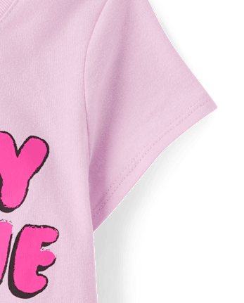 Baby And Toddler Girls Sassy Girlie Emoji Graphic Tee