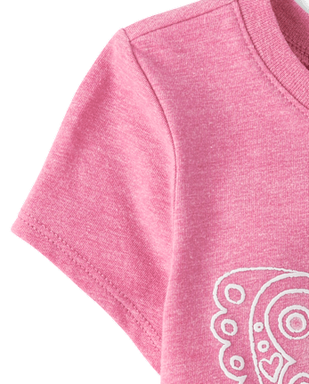 Baby And Toddler Girls Butterfly Graphic Tee