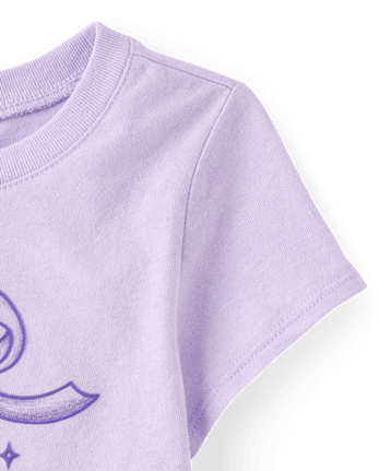 Baby And Toddler Girls Cupcake Bow Graphic Tee