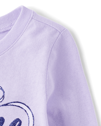 Baby And Toddler Girls Dance Glitter Graphic Tee