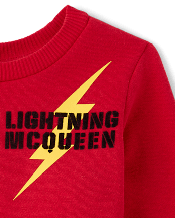 Baby And Toddler Boys Cars Lightning McQueen 2-Piece Outfit Set