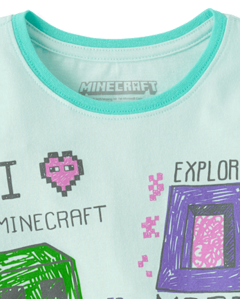 Girls Minecraftâ¢ Love Graphic Tee