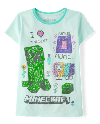 Girls Minecraft™ Love Graphic Tee