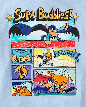Boys Dog Man Buddies Graphic Tee