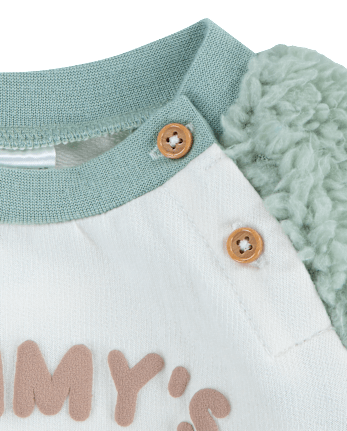 Baby Boys Huggies™ Embroidered Colorblock 2-Piece Outfit Set