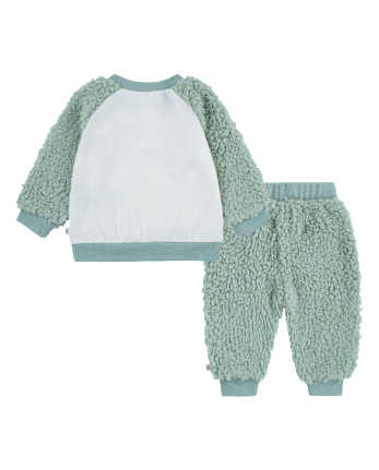 Baby Boys Huggies™ Embroidered Colorblock 2-Piece Outfit Set