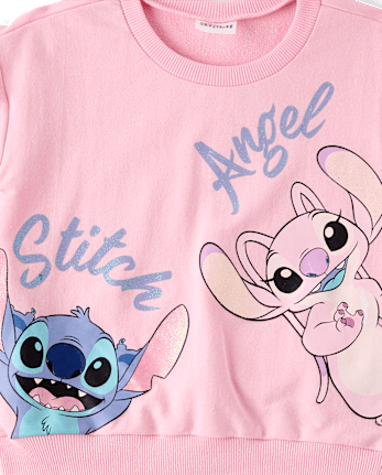 Toddler Girls Stitch™ And Angel 2-Piece Outfit Set