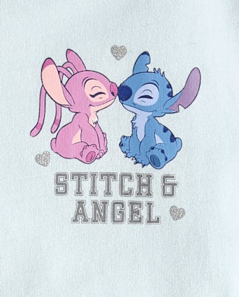 Girls Stitch™ And Angel 2-Piece Outfit Set