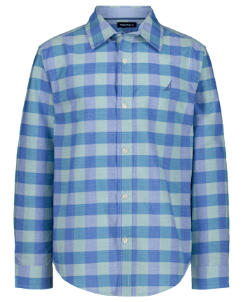 Boys Nautica® Plaid Button Up Shirt