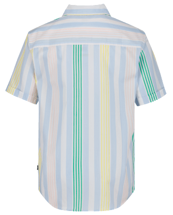 Boys Nautica® Colorblock Striped Button Up Shirt