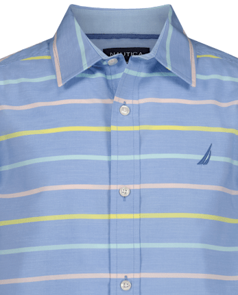 Boys NauticaÂ®Â Striped Button Up Shirt