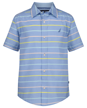 Boys NauticaÂ®Â Striped Button Up Shirt