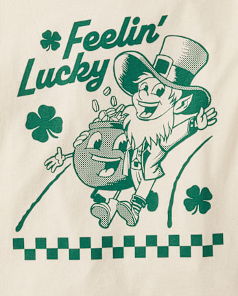 Boys St. Patrick's Day Feelin' Lucky Graphic Tee