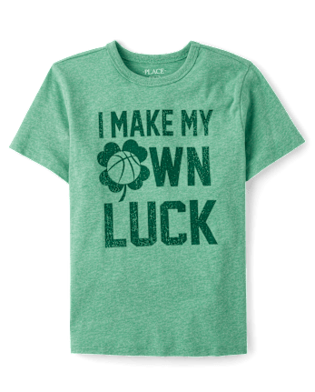 Boys St. Patrick's Day Make My Own LuckGraphic Tee