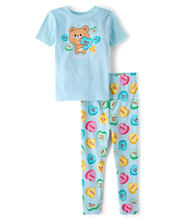 Baby And Toddler Sweethearts® Bear Snug Fit Cotton Pajamas