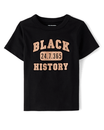 Baby And Toddler BoysBlack History Graphic Tee