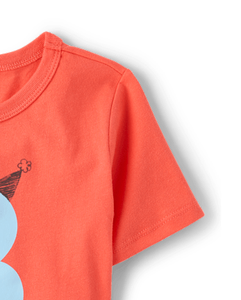 Baby And Toddler Boys 3 Birthday Graphic Tee