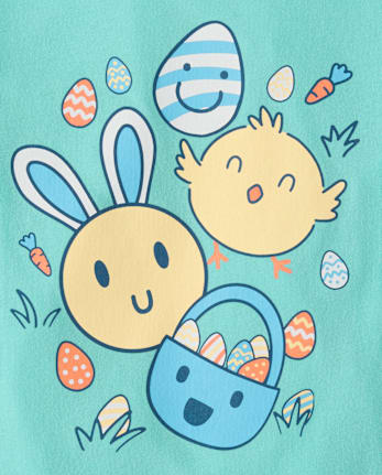 Baby And Toddler Boys Easter Egg Chick Graphic Tee