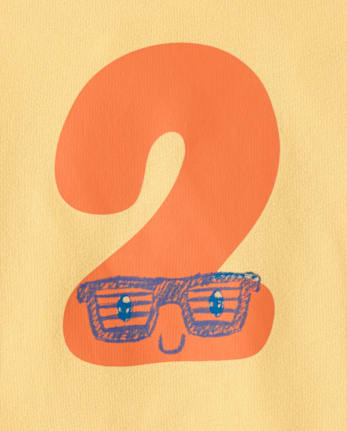 Baby And Toddler Boys 2 Birthday Graphic Tee