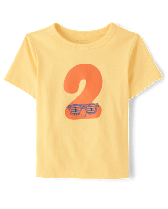 Baby And Toddler Boys 2 Birthday Graphic Tee