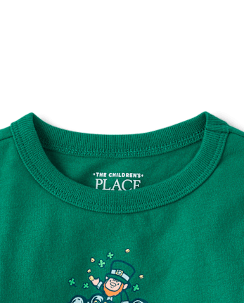 Baby And Toddler Boys St. Patrick's Day Truck Graphic Tee